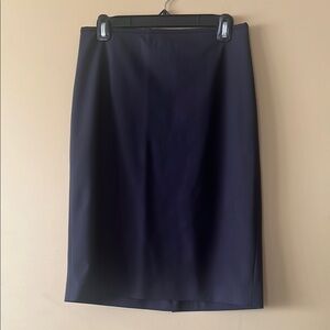 Brooks Brothers Blue Knee-Length Pencil Skirt